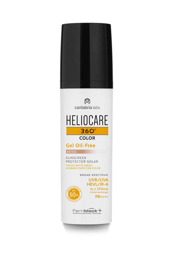 Heliocare 360° COLOR (BEIGE) Gel Oil-Free - SPF50+