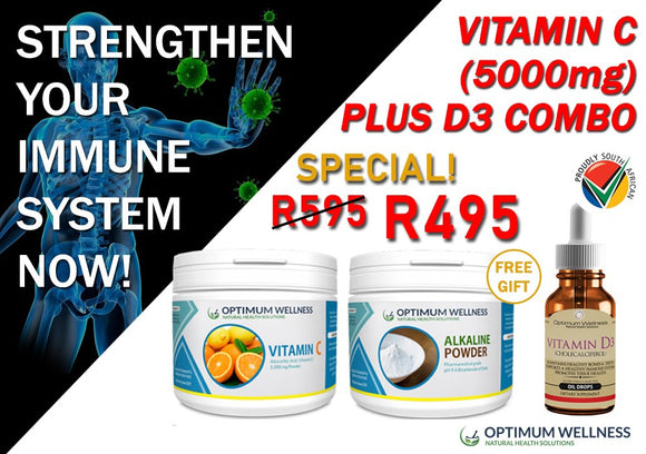 Vitamin C and Alkaline with Vitamin D3